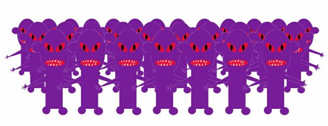 Осторожно: фиолетовые мутанты